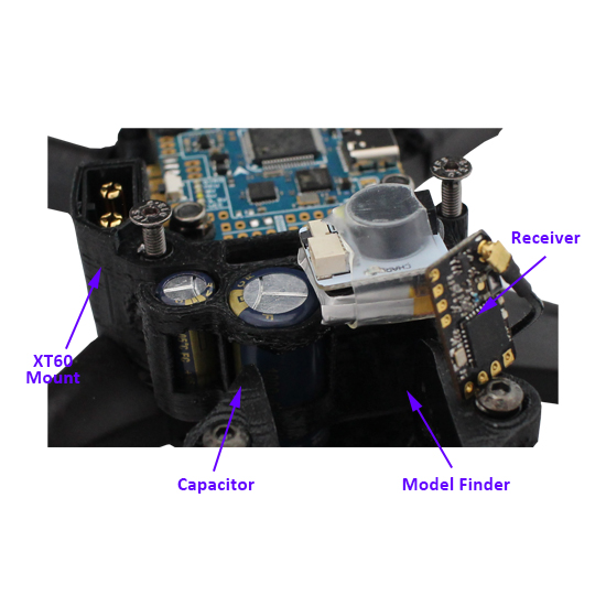 Fx/FxL XT60 Plug Mount & Device Cabin 3D TPU