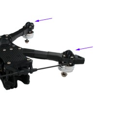 Landing Pad M3 16x16mm 4pcs 3D TPU