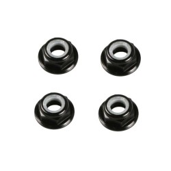 Self Locking Nut M5 Low Profile CCW Aluminum Black 